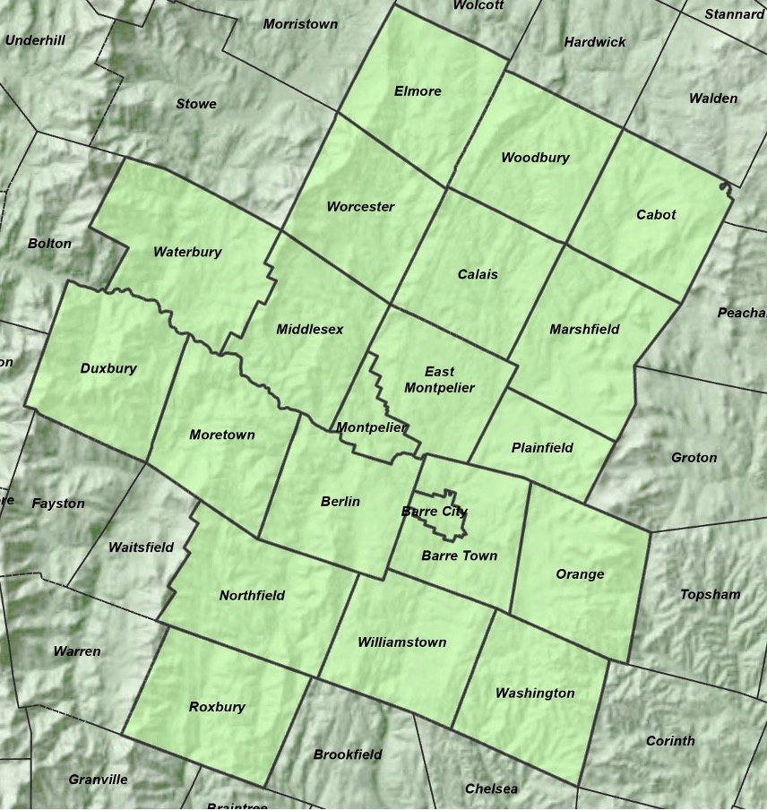 Map of the CVFiber 21 communities.